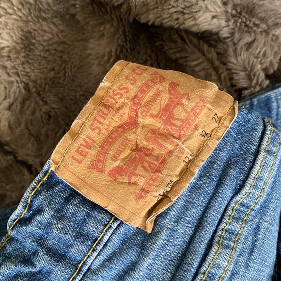 LEVIS Boys 502 Regular taper jeans EUC sz 12 Husky - Picture 6 of 8